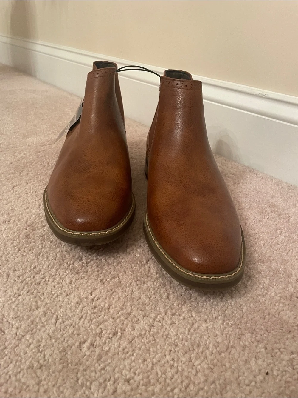 Van Heusen Brown Chelsea-Style Boots